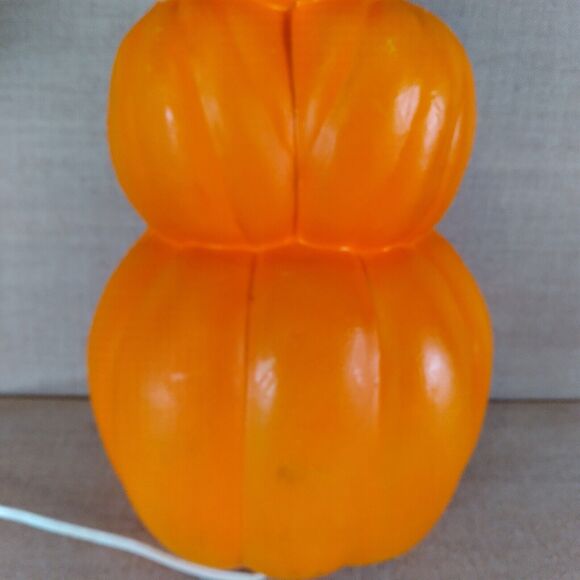 VTG 90s Paper Magic 18" Stacked Jack-O-Lantern Pumpkin Lighted Totem Halloween - Picture 7 of 12